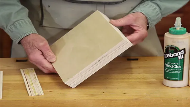 how to glue plywood together