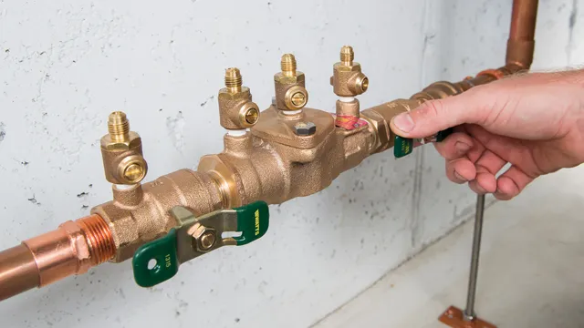 how to install a backflow preventer for sprinkler system