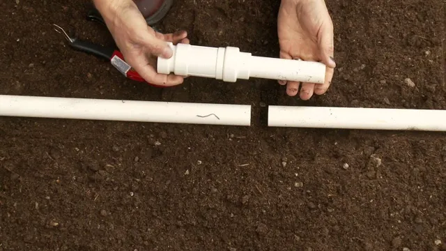 how to install a pvc slip repair coupling