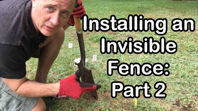 how to install invisible fence under driveway