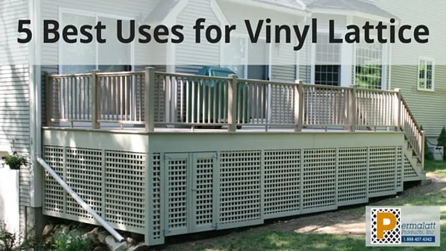 how to keep vinyl lattice from buckling