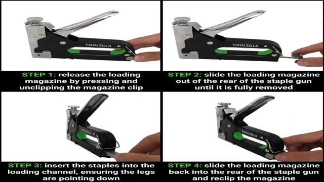 how to load staples in a craftsman staple gun