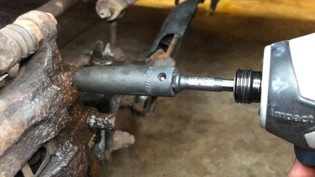 how to loosen brake bleeder screws