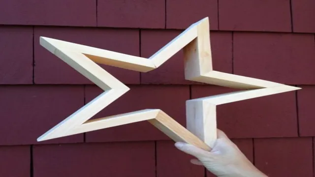 how to make a 3d wooden star 2