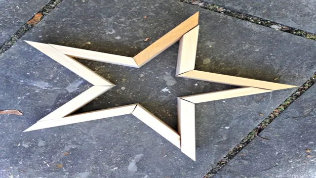 how to make a 3d wooden star