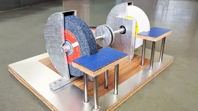 how to make a bench grinder at home