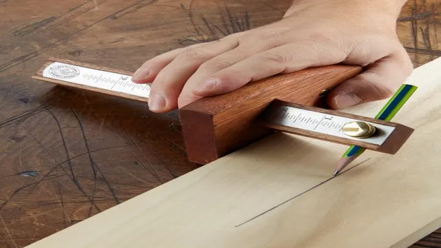 how to make a marking gauge for woodworking