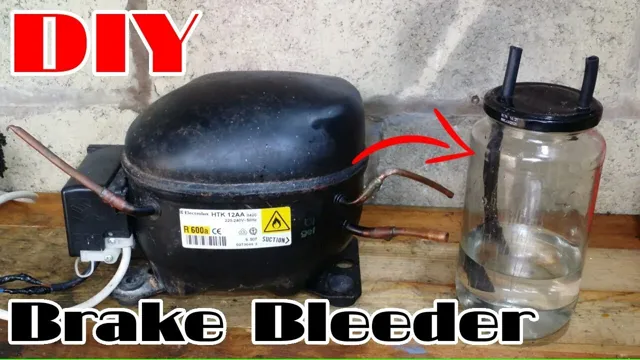 how to make a one person brake bleeder