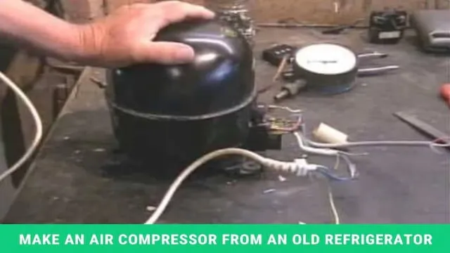 how to make an air compressor from an old refrigerator
