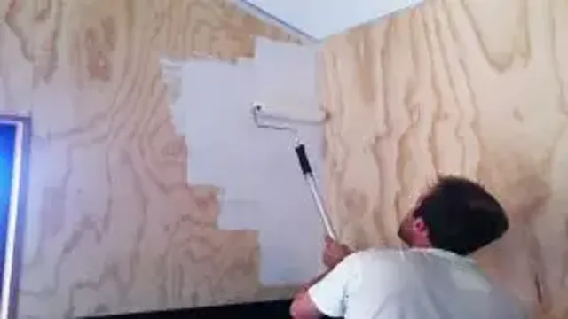 how to make plywood smooth for paint