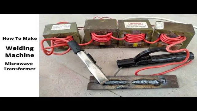 how to make welding machine from microwave