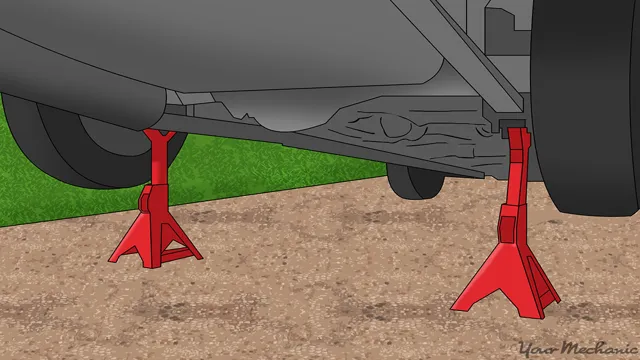 how to place jack stands under a car