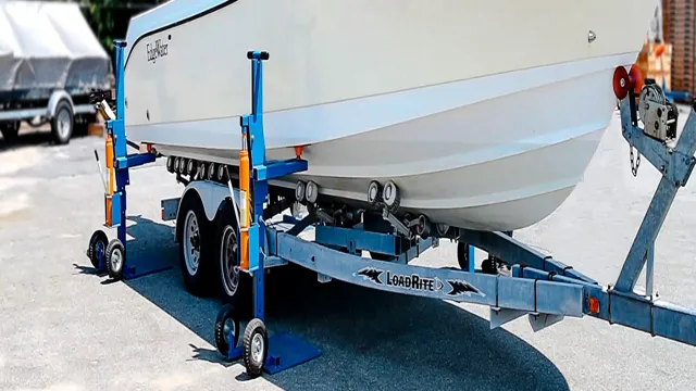 how to put a boat on jack stands