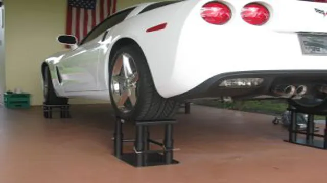 how to put a car on 4 jack stands