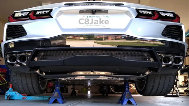 how to put a corvette on jack stands