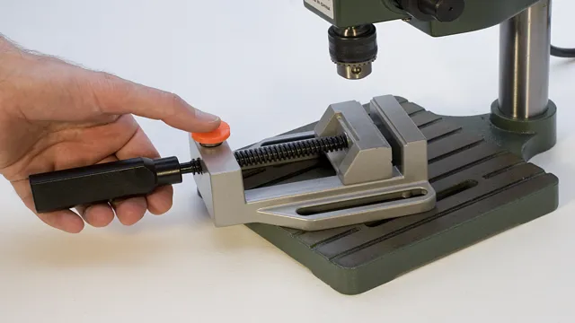how to put a vice on a drill press