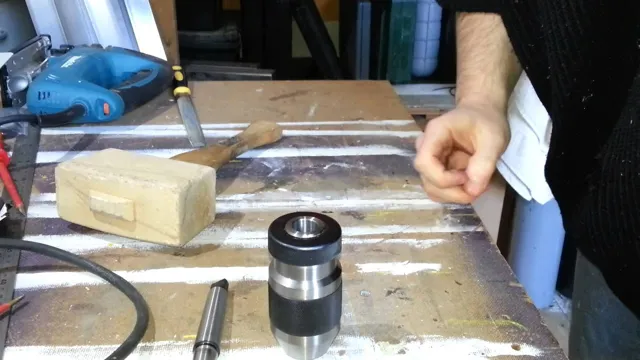 how to put chuck on drill press