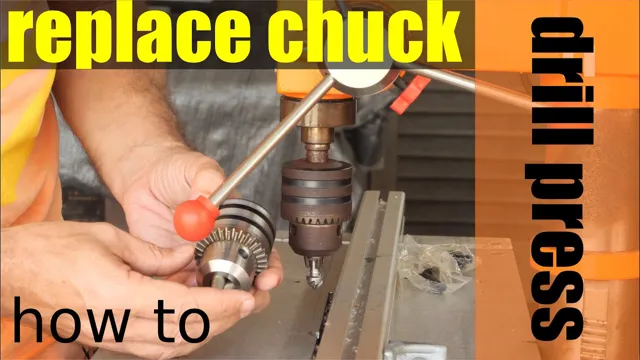 how to put chuck on drill press