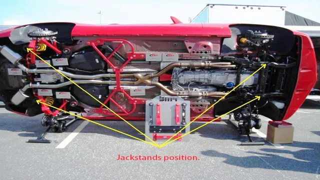 how to put dodge charger on jack stands