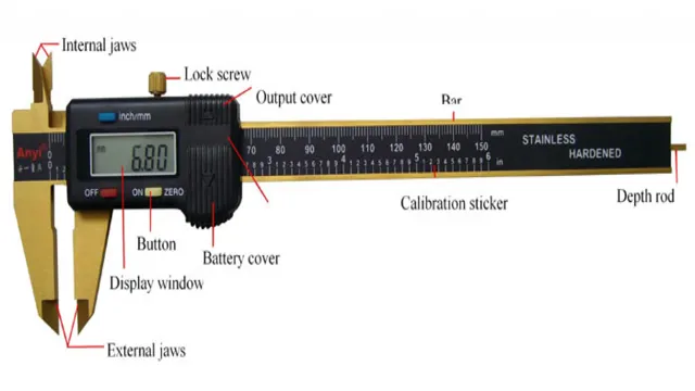 how to read a digital caliper in thousands