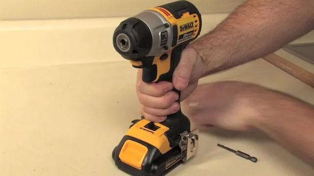 how to remove a bit from an impact driver