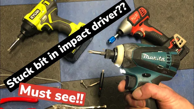 how to remove a bit from an impact driver
