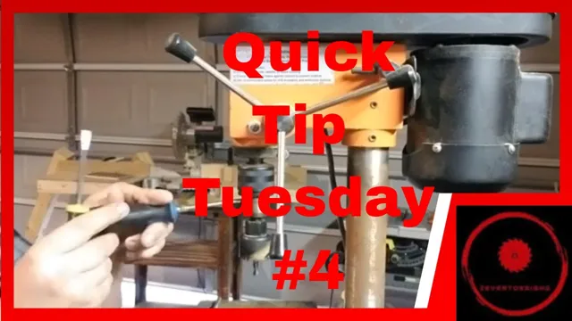 how to remove a collet from a drill press