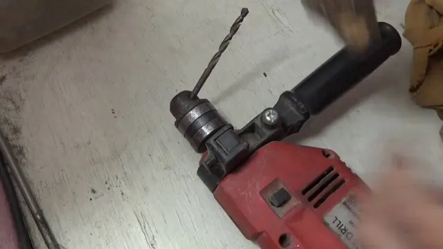 how to remove a craftsman drill press chuck