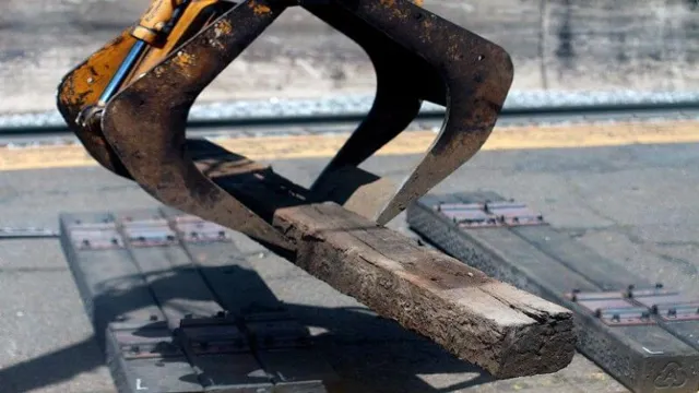 how to remove creosote from railroad ties