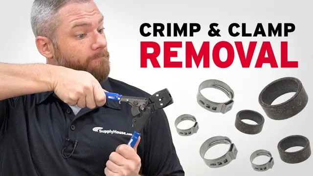 how to remove crimp hose clamps
