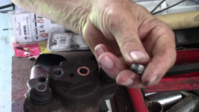how to remove rusted brake bleeder valve