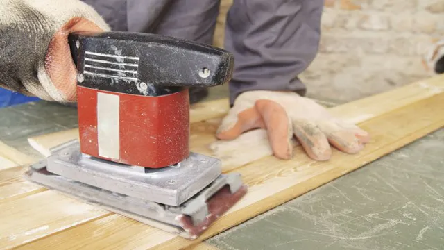 how to sand cabinets with orbital sander