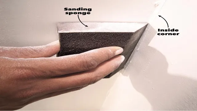 how to sand inside corners