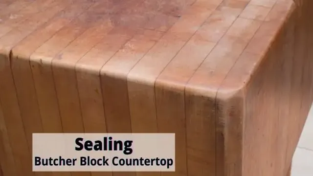 how to seal butcher block for outdoor use