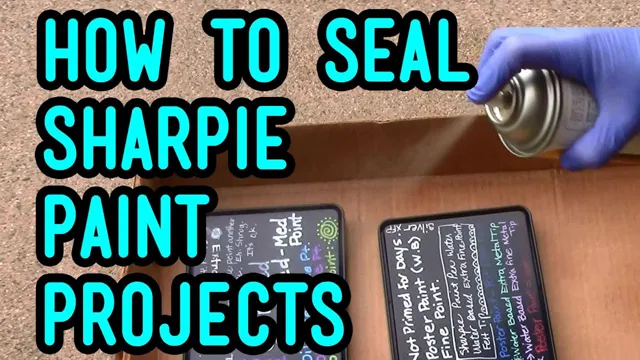 how to seal sharpie on wood