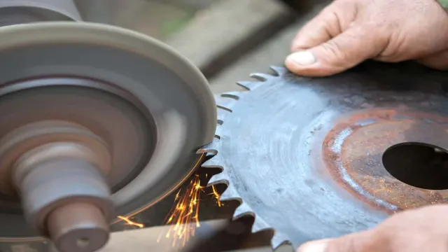 how to sharpen band saw blades