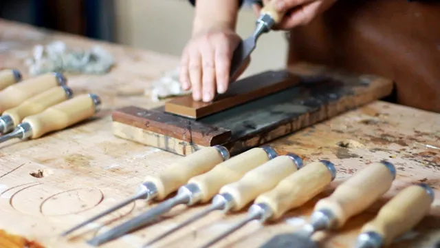 how to sharpen carving chisels