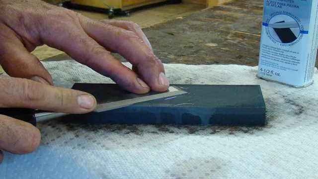 how to sharpen chisels by hand