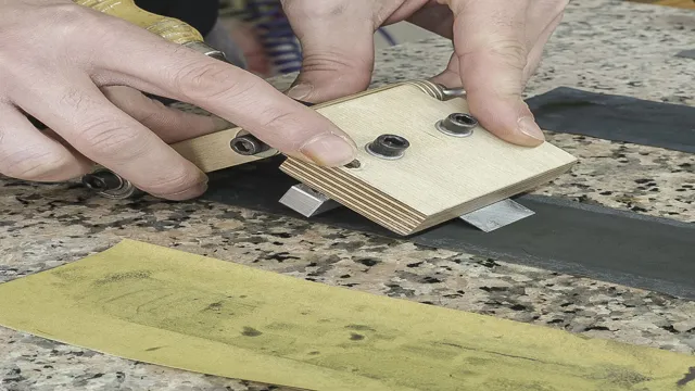 how to sharpen chisels with sandpaper
