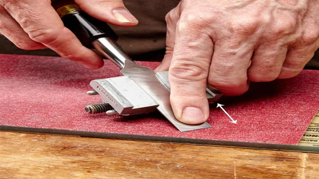 how to sharpen curved wood chisels