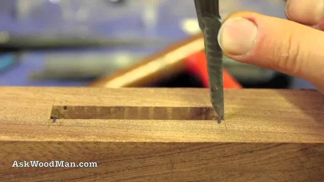 how to sharpen mortise chisels