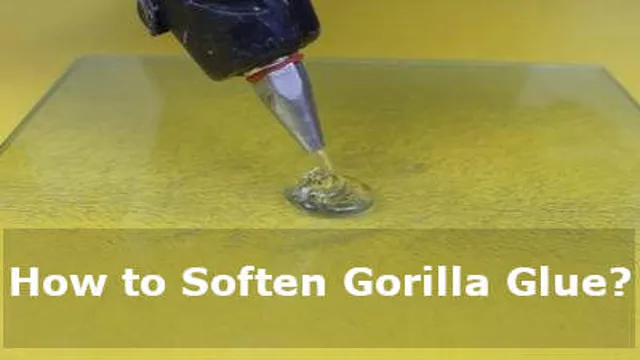 how to soften glue in bottle