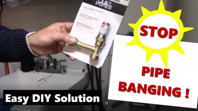how to stop air hammer in pipes