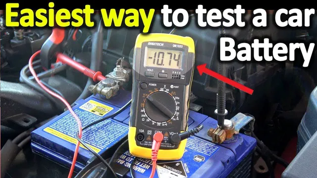 how to test car battery charger with multimeter