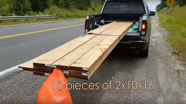 how to transport plywood in a pickup 2