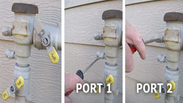 how to turn on sprinkler system with key