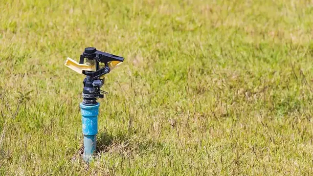 how to turn on underground sprinkler system