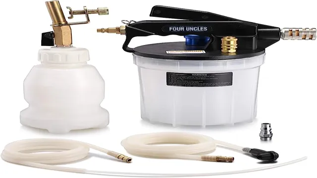 how to use a brake bleeder and vacuum pump kit
