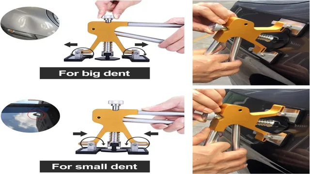 how to use a dent puller kit