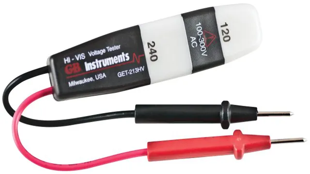 how to use a gb voltage tester